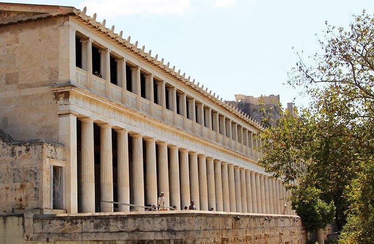Agora antică: ruinele pieței