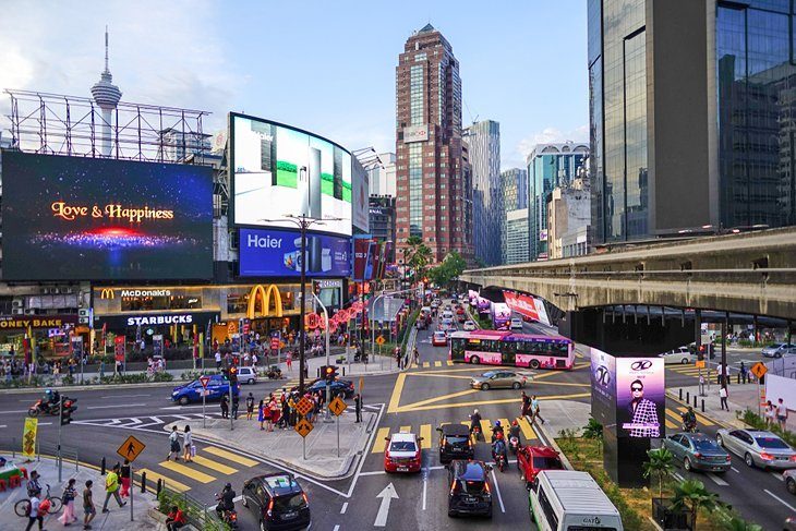 Cartierul comercial Bukit Bintang