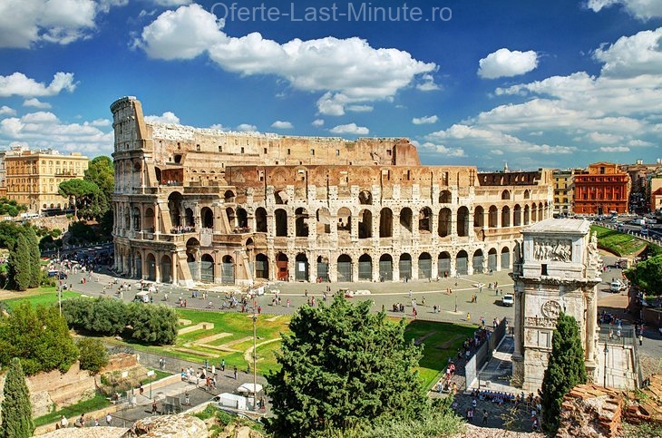 Colosseumul și Arcul lui Constantin