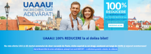 Oferta Blue Air de Primavara: Cumperi 1 bilet, primesti unul gratis